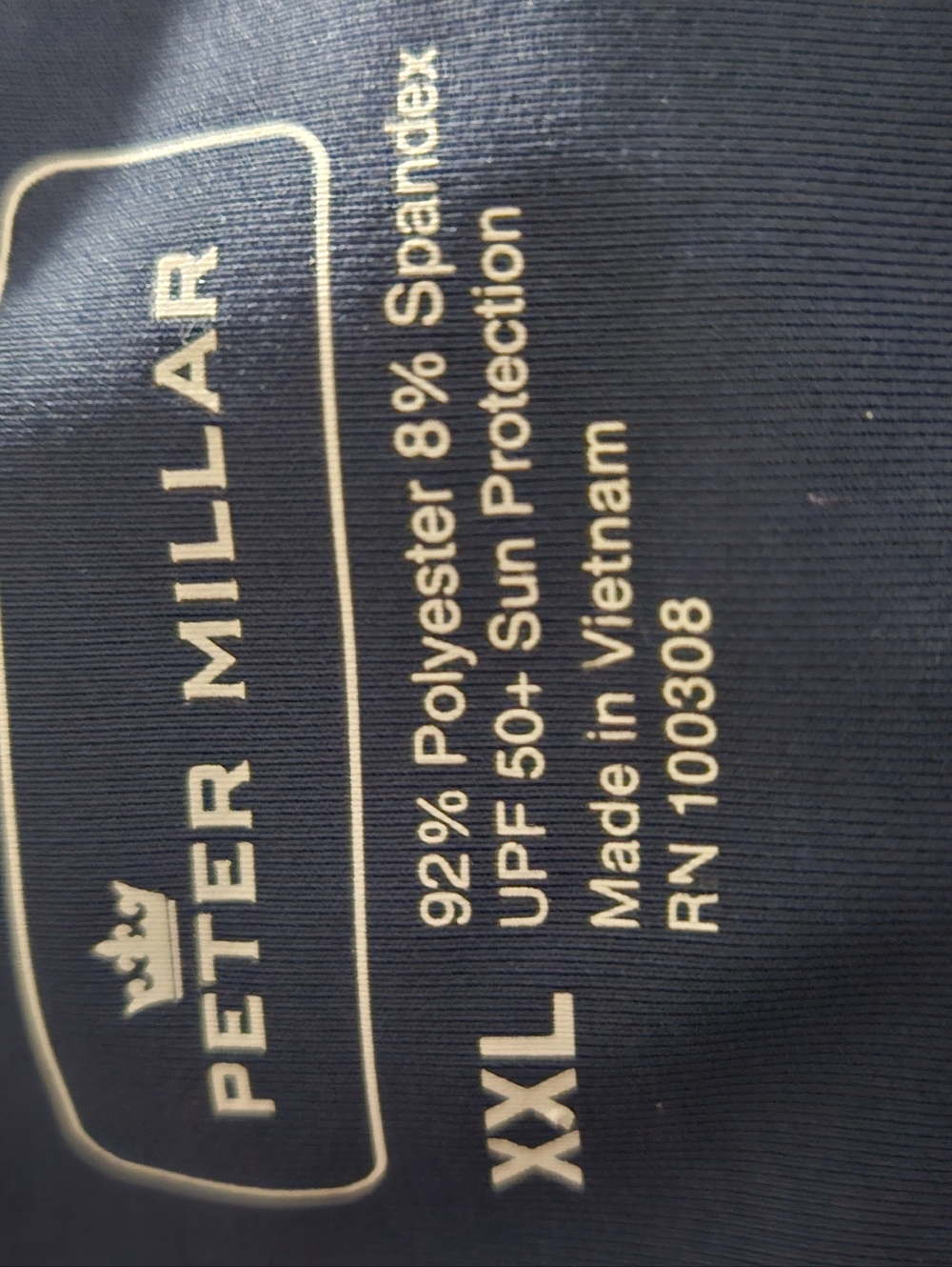 Peter Millar Navy Sleeveless Polo Performance Tank Womens XXL - Picture 9 of 9